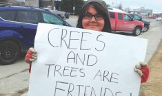 Chibougamau protest targets logging abuses